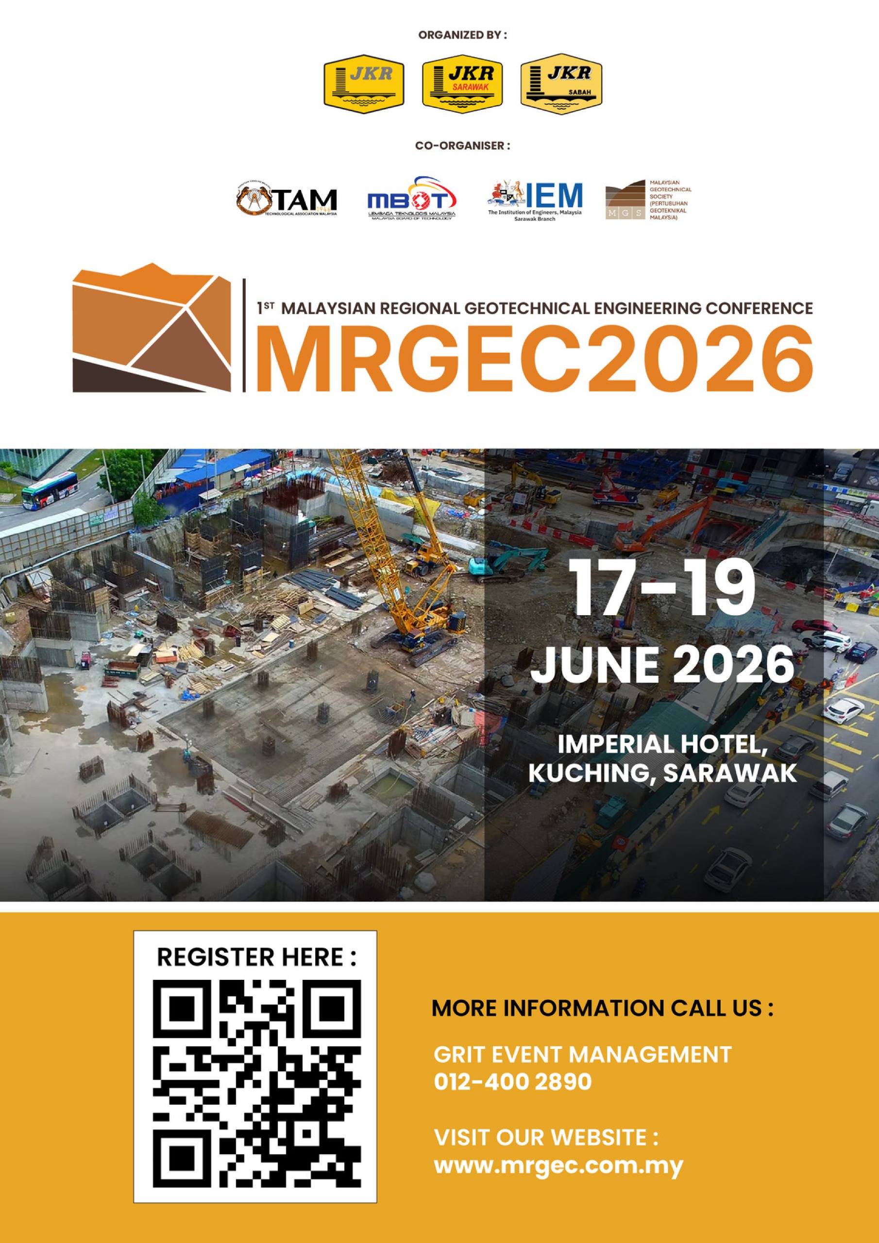 Malaysian Regional Geotechnical Engineering Conference (MRGEC2026)